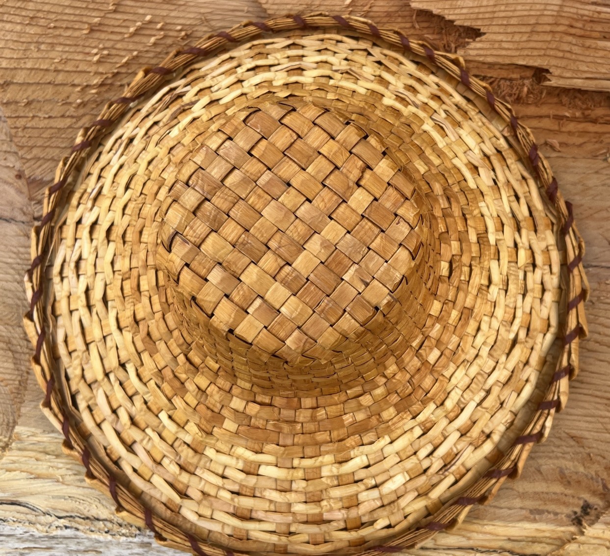 Cedar Hat, Adult Size, Classic Salish - Image 2